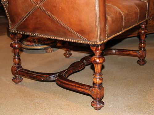 A 17th Century Italian Walnut Ratchet Chair No. 1930