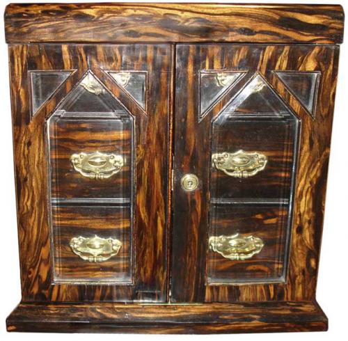 A 19th Century Macassar Ebony Valuables Box No. 3508