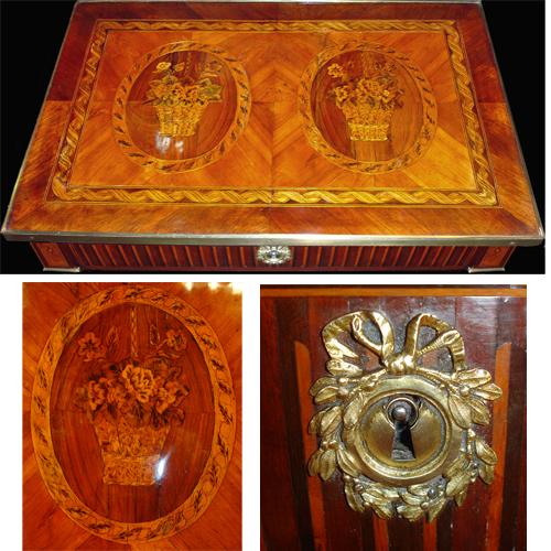 A 19th Century French Parquetry Side Table No. 3536