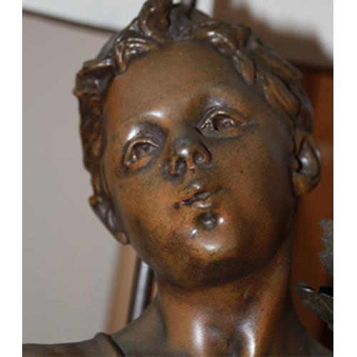 A Whimsical 19th Century French Bronze Sculpture Entitled “Siffleur” (The Whistler) No. 2318