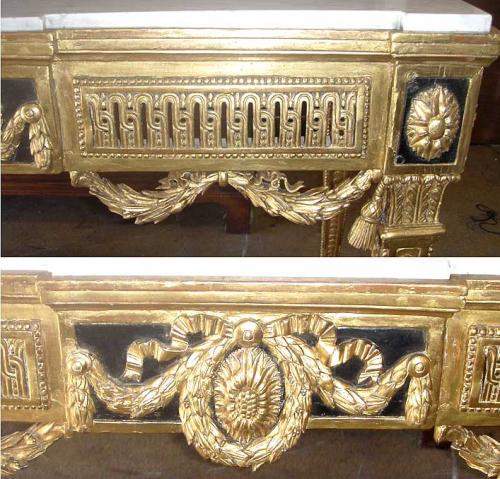 An Extraordinary 18th Century Giltwood Luccan Console Table No. 3616