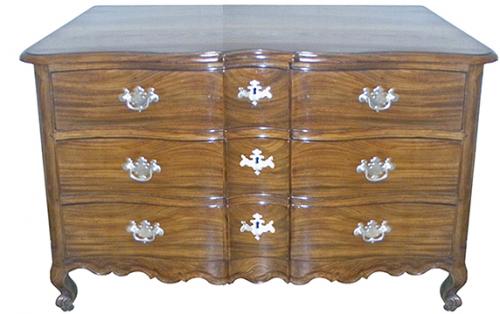 An 18th Century Portuguese Rosewood Arbalette Commode No. 3679
