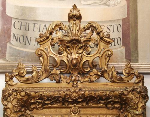 A Diminutive 19th Century French Louis XV Giltwood Mirror No. 3702