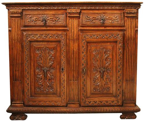 A 17th Century Italian Walnut Credenza No. 3755