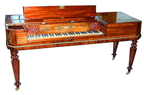 A Fine 19th Century English Spinet Mahogany Piano 998