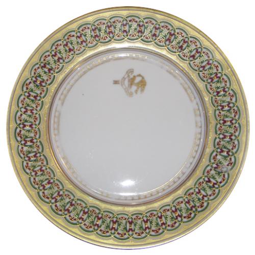 Set of Ten 19th Century Dinner Plates No. 3841