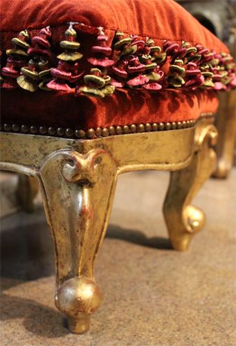 A 19th Century Italian Giltwood Tabouret No. 3787