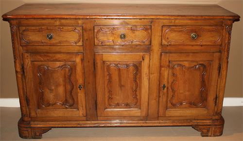 An 18th Century Northern Italian Walnut Credenza No. 4021 An 18th Century Northern Italian Walnut Credenza No. 4021