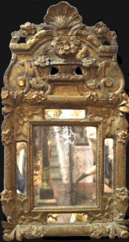 An 18th Century French Rococo Giltwood Mirror No. 4072