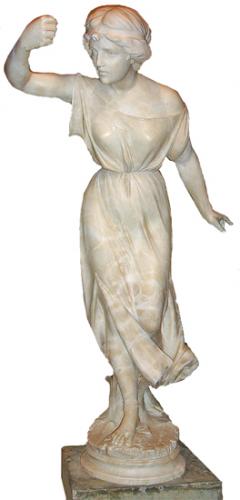 A Magnificent 19th Century Alabaster Statue No. 2716