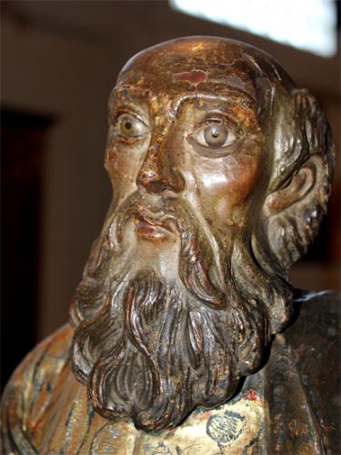 An Impressive 17th Century Carved Wood Statue of Saint Jude No. 2190