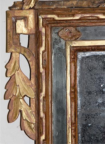 An 18th Century Italian Louis XVI Giltwood Mirror No. 3740