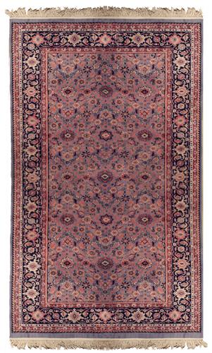 A Vintage Machine Woven Belgian Wool Oriental Rug No. 4207