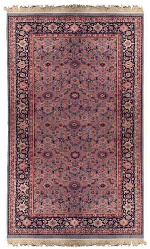 A Vintage Machine Woven Belgian Wool Oriental Rug No. 4207