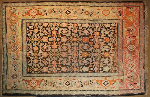 A 19th Century Hand Woven Wool Malayir Rug No. 4209