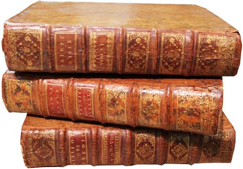 A Set of Fourteen 18th Century Leather Bound Books No. 4281