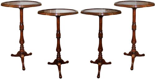A Set of Two 19th Century Italian Walnut Side Tables No. 4275
