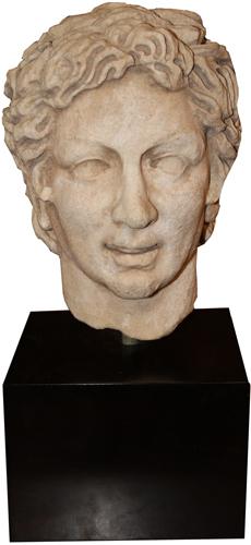 A 4th Century A.D. Ancient Greco-Roman Marble Portrait Head No. 4282