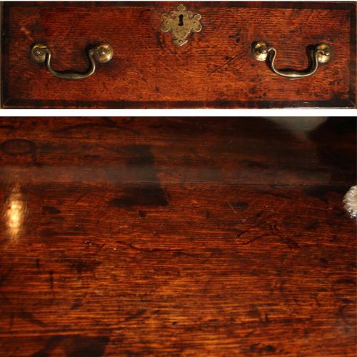 A Fine Early 18th Century Queen Anne Oak Sideboard with Original Finish No. 2259