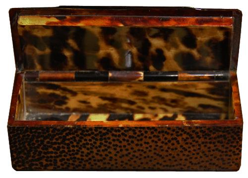 A 19th Century Palmwood Snuff Box No. 4227
