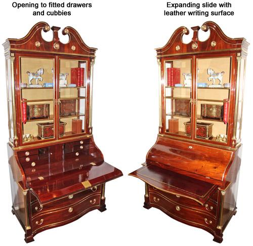 An 18th Century Russian Mahogany Secretaire No. 4285