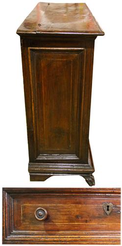 A 17th Century Tuscan Walnut Commodino No. 4277