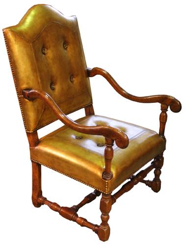 An 18th Century Italian Walnut Fauteuil Armchair No. 4374