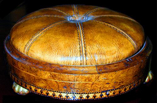 A 19th Century English Walnut Footstool No. 96