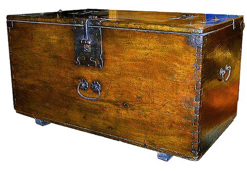 A Fine 18th Century English Oak Trunk No. 4327