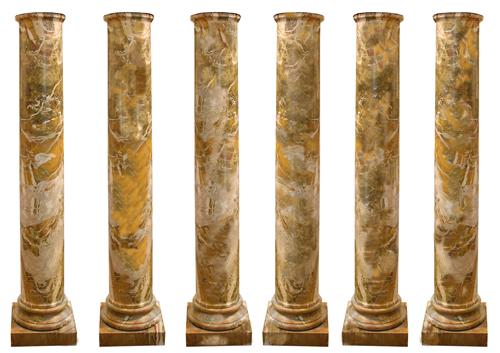 A Rare Set of Six 18th Century Italian Doric Columns No. 2431