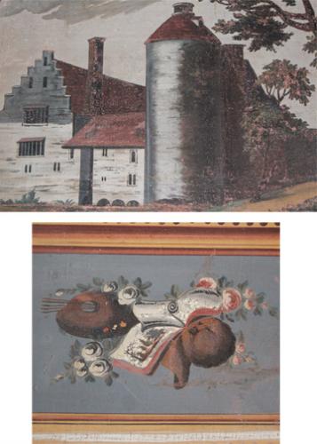 An 18th Century Italian Four Panel Painted Screen No. 118