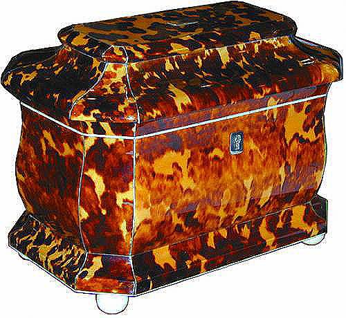 A 19th Century English Tortoiseshell Tea Caddy No. 2058