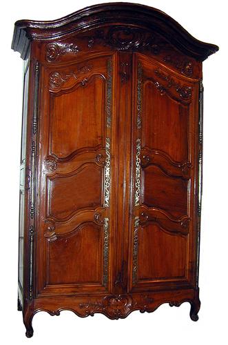 A Majestic 18th Century French Provincial Rococo Armoire No. 2313