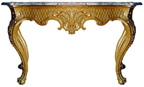 A Magnificent 18th Century Italian Régence Giltwood Console No. 2583