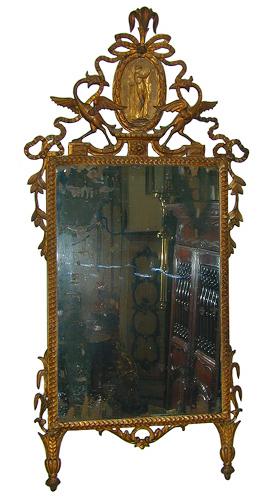 An 18th Century Italian Tuscan Giltwood Mirror No. 1894