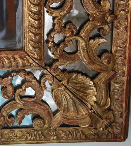 An Exquisite 18th Century French Régence Giltwood Mirror No. 530