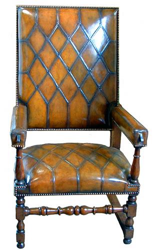 An Impressive 17th Century Italian Walnut Recliner No. 2386