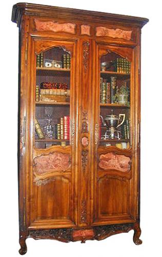 A Rare Régence Provençal Walnut Bibliothèque No. 2333