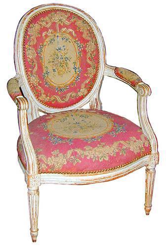 A Rare Set of Eight French Louis XVI Fauteuils à Medaillon No. 975