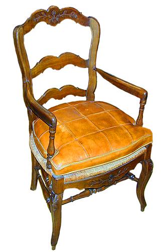 A 19th Century French Louis-Philippe Elm Armchair No. 850