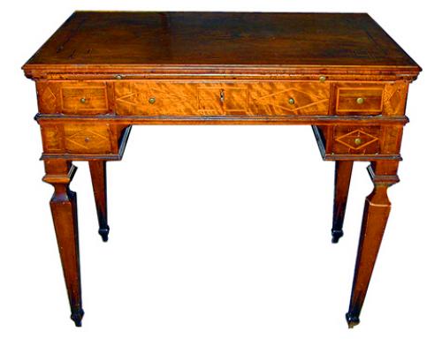 An 18th Century Italian Inlaid Writing or Dressing Table No. 2027