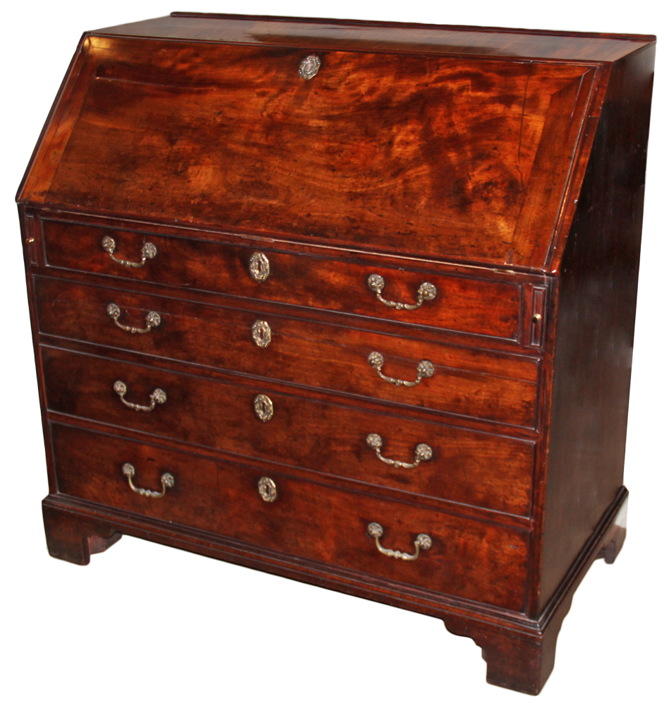 A Fine 18th Century English Mahogany Slant-Front Desk No. 1276