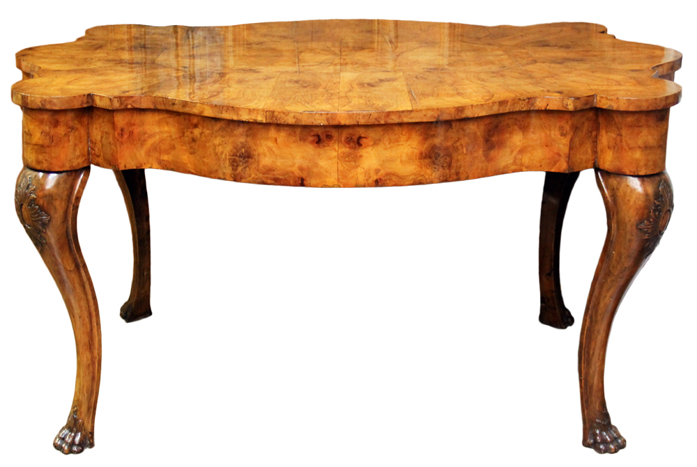 An Exquisite Venetian Olivewood Center Table No. 1576