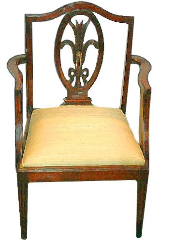 A Late 18th Century Hepplewhite Mahogany Child's Chair No. 2390