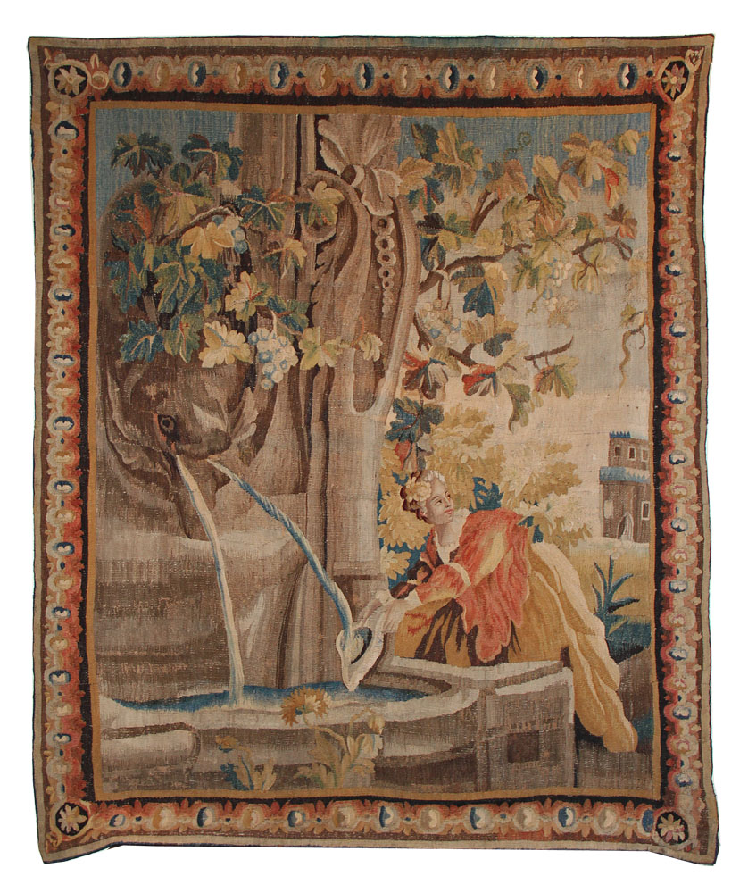 A Fine 18th Century Flemish Aubusson Tapestry No. 1686