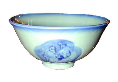 A 19th Century Miniature Oriental Hand-Painted Porcelain Bowl No. 1191