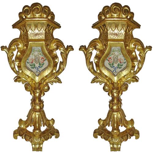 A Pair of Unusual 19th Century Italian Ecclesiastical Reliquaries No. 2935