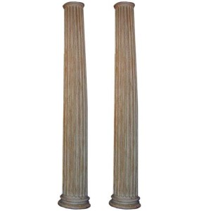 A Pair of Fluted Pine Columns No. 823