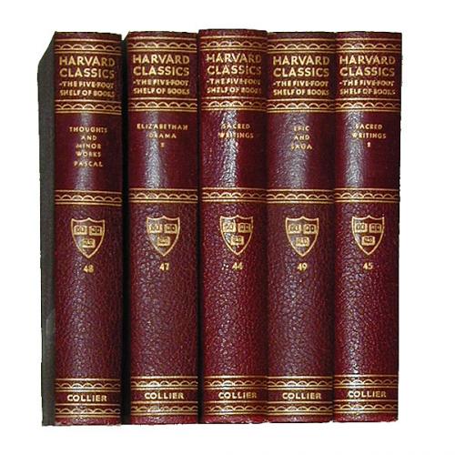 Five Volumes of Harvard Classics No. 2170