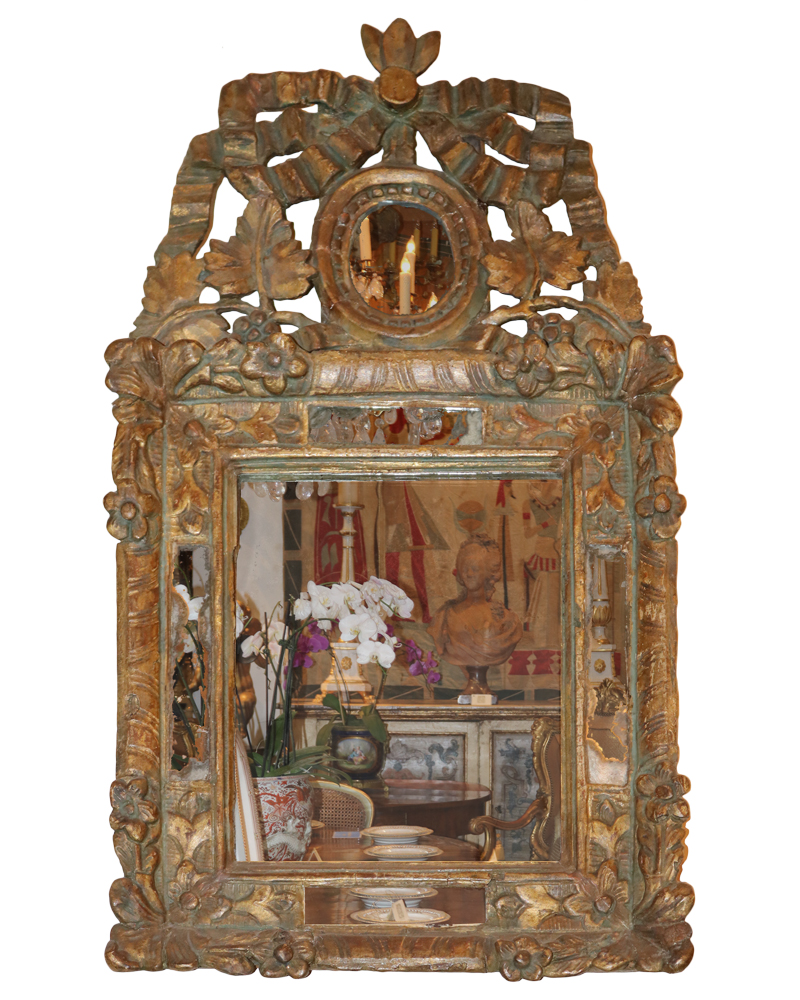 A Distinctive and Diminutive 18th Century Régence Mirror No. 2222